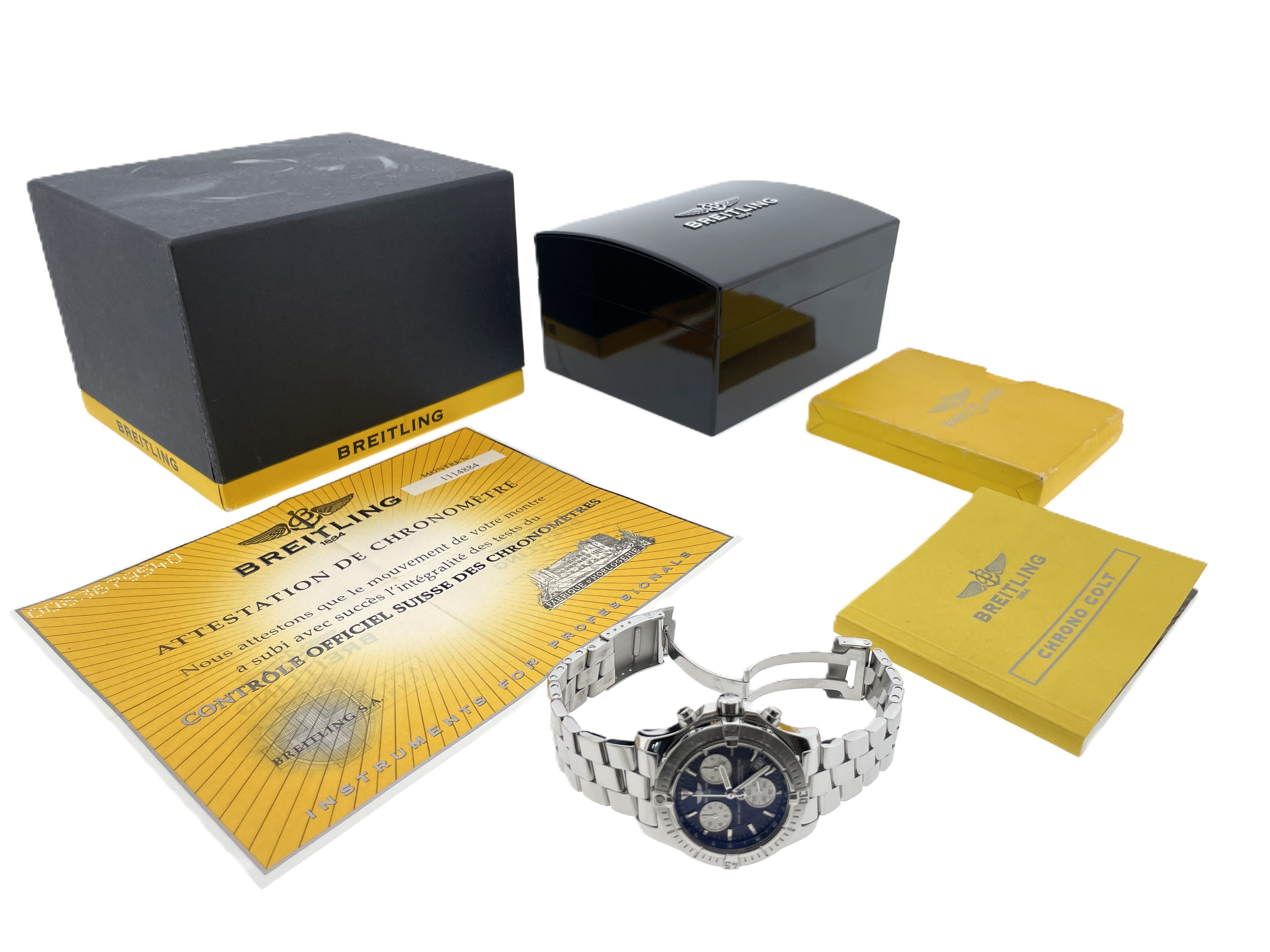 BREITLING Colt Chronometre Quartz  A73380 41 mm - Full Set