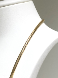 14 K Gouden Slangen Collier - 42,5 cm / 12,75 g