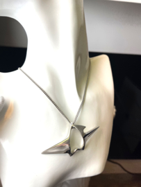 Vintage Georg Jensen Silver Pendant #340 by Henning Koppel