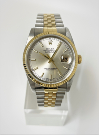 Rolex Oyster Perpetual Datejust 36 mm Silver Dial 16233 in Rolex Cassette 1989