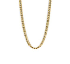 14 K Gouden Gourmet Schakel Collier  - 43 cm / 5,2 mm