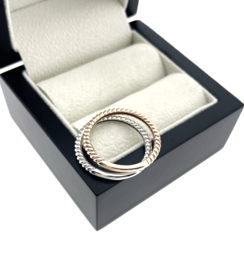Set Blush Wit- en Rosé Gouden Ringen 1118YGO/50 - Mt 18.5