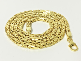 14 K Gouden Koningsketting Byzantijns - 60 cm / 45,9 g