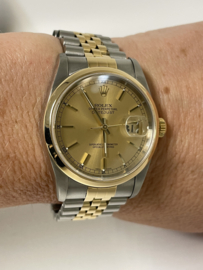 Rolex Oyster Perpetual Datejust 16203 Staal / Goud - 2004 / Full Set