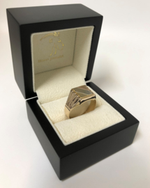 14 K Tricolor Gouden Zegelring - 6,9 g