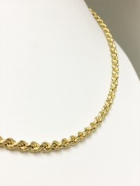 14 K Gouden Koord Collier - 47,5 cm