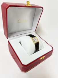 Must de Cartier Tank Quartz Large Ivory Roman Dial Model 2415 Deployante