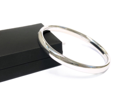 14 K Witgouden Slaven Armband / Bangle - 15,35 g / Draaglengte 18,5 cm