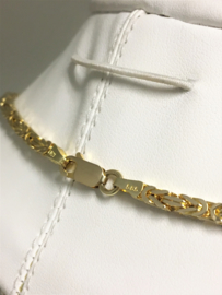 14 K Gouden Koningsketting Byzantijns 60,5 cm / 42,15 g