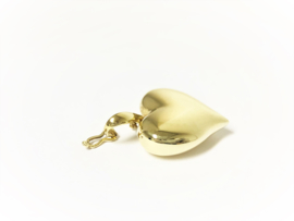 14 K Gouden Hanger Groot Hart - 3 cm / 4 g