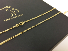 14 K Gouden Fantasie Schakel Ketting - 70 cm / 7,25 g