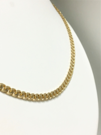 14 K Gouden Gourmet Schakel Ketting - 51 cm / 24,8 g