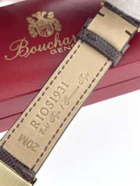 BOUCHARD Geelgouden Heren Polshorloge Dresswatch Jaren '90 Quartz