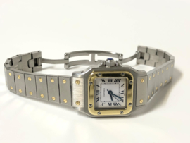 Cartier Santos Galbée Automatic Staal Goud - Full Set Incl Garantie