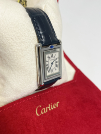 Cartier Tank Basculante 2386 Stainless Steel White Roman Dial - Incl 2 Jaar Garantie Cartier