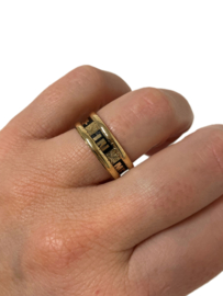 18 Karaat Gouden Antieke Engelse Memory Band Ring 1941 - London