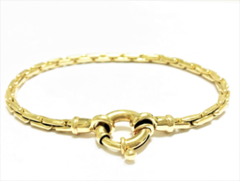 14 K Gouden Slot Armband