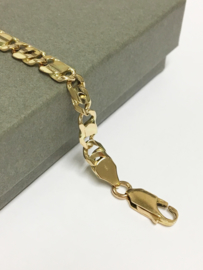 14 K Gouden Gucci Schakel Armband - 22,5 cm / 14,65 g