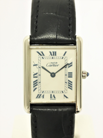 Zilveren Must de Cartier Tank Quartz - Dames Polshorloge - 3289