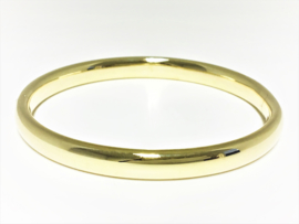 14 K Gouden Slaven Armband Ovaal (glad) - 16,5 g