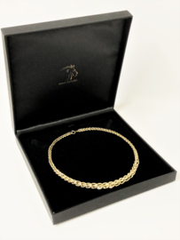 Antiek 14 K Gouden Schakel Collier (Uitlopend) Jaren '30  - 43,5 cm / 26,15 g