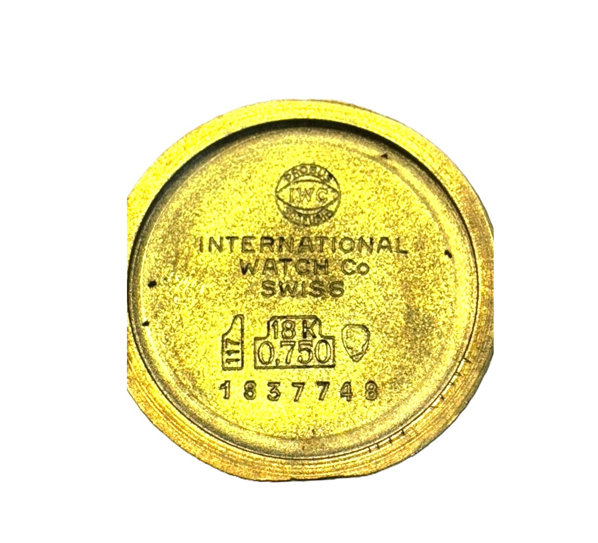 International Watch Co SWISS - IWC Vintage 18 Karaat Gouden Dames Polshorloge Jaren '60