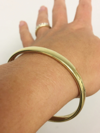 Zilveren Slaven Armband (14 K Goud Verguld )