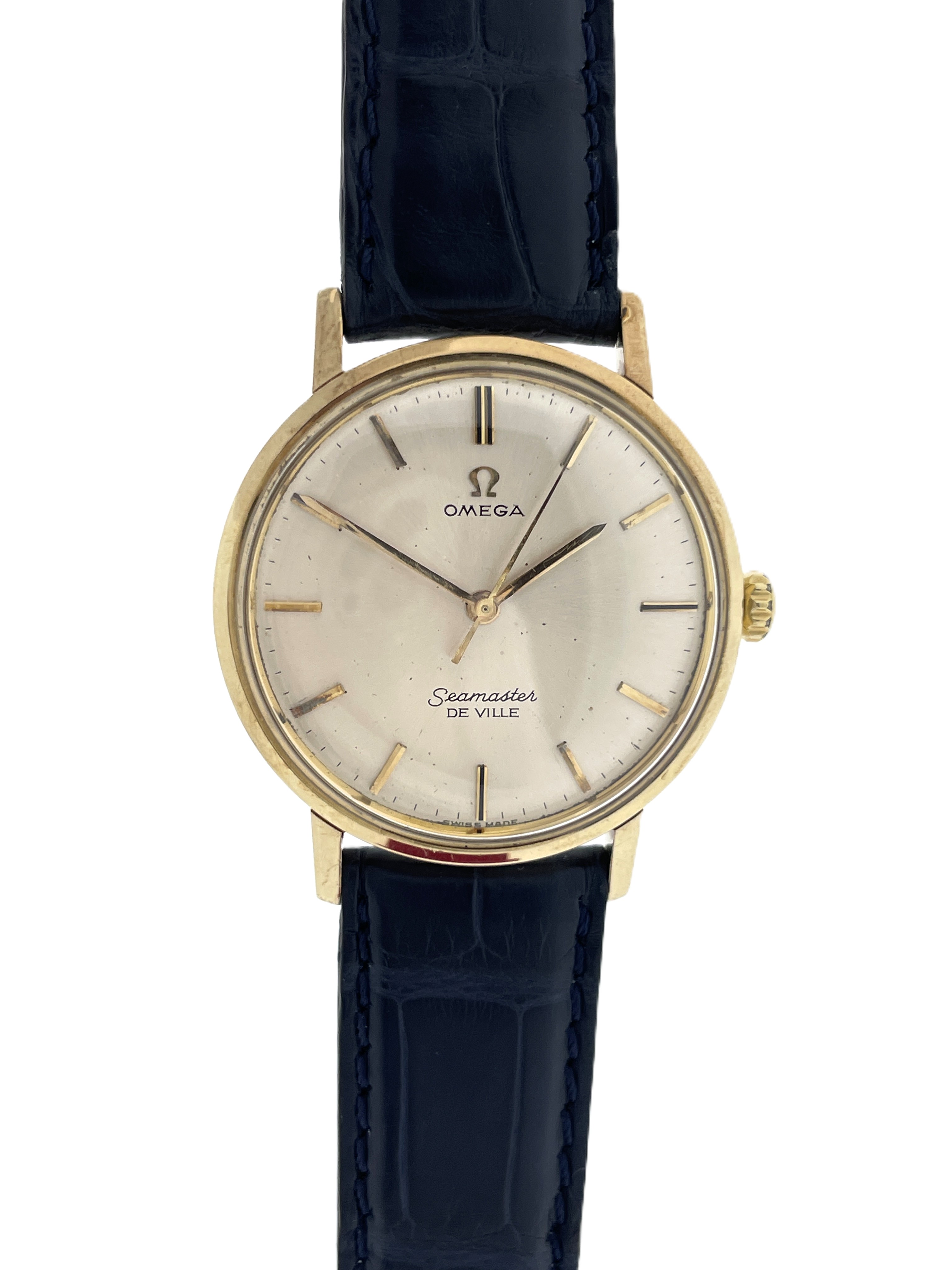 Vintage OMEGA 14 Karaat Gouden Seamaster de Ville in Cassette - Jaren '60