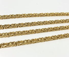 14 K Gouden Koningsketting Byzantijns - 64 cm / 18 g