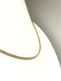 18 K Gouden Slangen Collier - 42 cm / 12,5 g