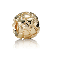 14 K Gouden Pandora Bedel 'Lotsa Love'  750236 - Retired