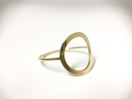 14 K Gouden Fantasie Ring (Open)