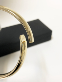 14 K Gouden Slaven Armband Draaglengte 19,5 cm - 13,4 g / 7,2 mm