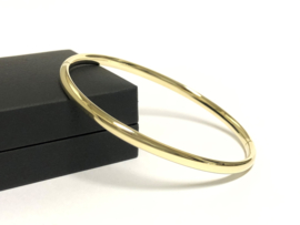 14 K Gouden Slaven Armband - 6,85 g / 4 mm / 18 cm