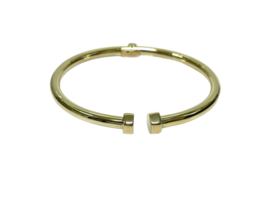 14 Karaat Gouden Arm Spang Klem Armband Bouten - 4/7 mm Pasvorm 17.5 cm