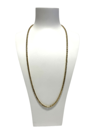 14 Karaat Gouden Koningsketting Byzantijns - 60 cm / 3 mm
