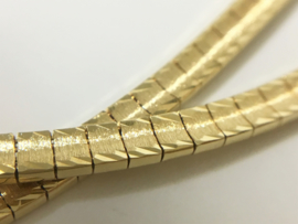 18 K Gouden Dubbel Omega Collier -  45 cm / 44,22 g