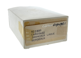 Must de Cartier Briquet Laque de Chine 3 Anneaux (Trinity) Bordeaux - Gas Aansteker