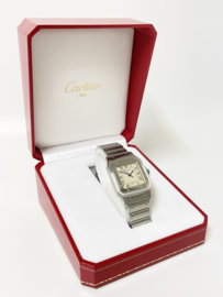 Cartier Santos Galbee Large Model 1564 Ivory Roman Dial Full Set - 42 x 29 mm
