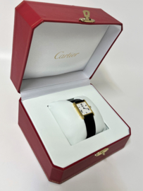 Must de Cartier Tank Large Model Quartz White Roman Dial Deployante Incl Cartier Garantie