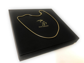 14 K Gouden Slangen Collier - 42 cm / 2 mm / 7,2 g