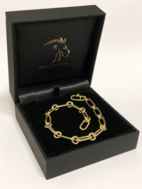 14 K Gouden Anker Schakel Armband - 22 cm / 20,2 g