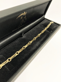 14 K Gouden Closed Forever Schakel Armband - 21 cm / 12,06 g