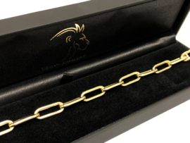 14 K Gouden Anker Schakel Armband - 21 cm / 25,8 g