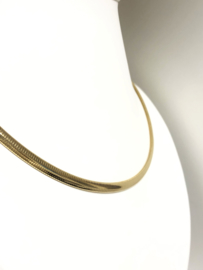 14 K Gouden Omega Collier - 46 cm / 22,84 / 4,5 mm