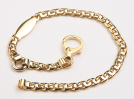 18 K Massief Gouden Gucci Schakel Armband - 20 cm / 16,6 g