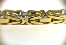 14 K Massief Gouden Koningsketting Byzantijns - 85 cm / 3.3 mm / 72.5 g
