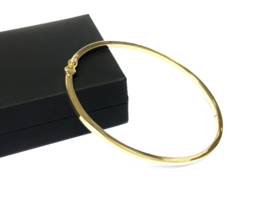 14 K Massief Gouden Slaven Armband / Bangle - 12,6 g / 18 cm / 2 mm