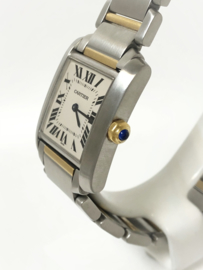 Cartier Tank Francaise Midsize Staal / Goud - Model 2301 Quartz