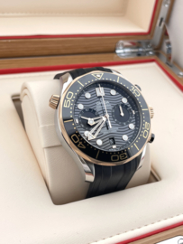 Omega Seamaster Diver 300 M C0-Axial 9900 Staal/Goud - Full Set BJ 2022 Incl Garantie